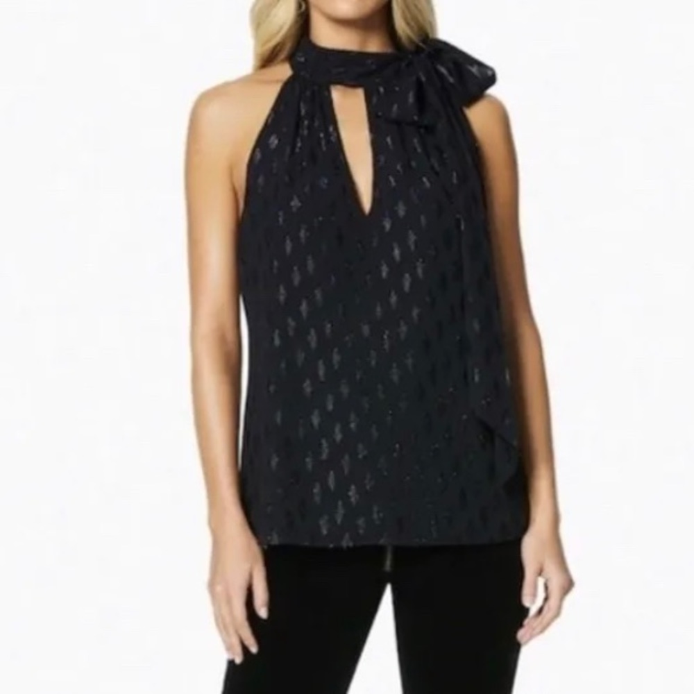 NWT Ramey Brook Sasha Top Clip Diamond Black Size Small